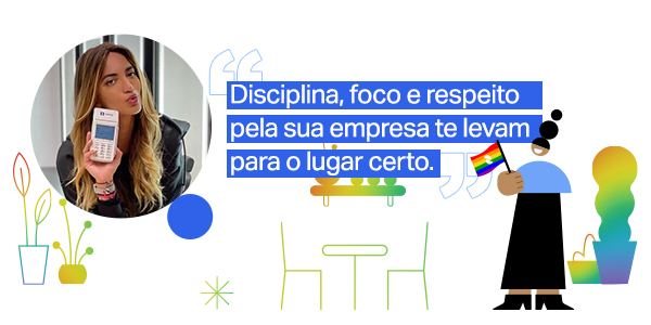 "Disciplina, foco e respeito pela sua empresa te levam para o lugar certo", diz Bruno Sodré.