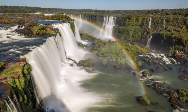 Lugares baratos para viajar no Brasil: vista de Foz do Iguaçu